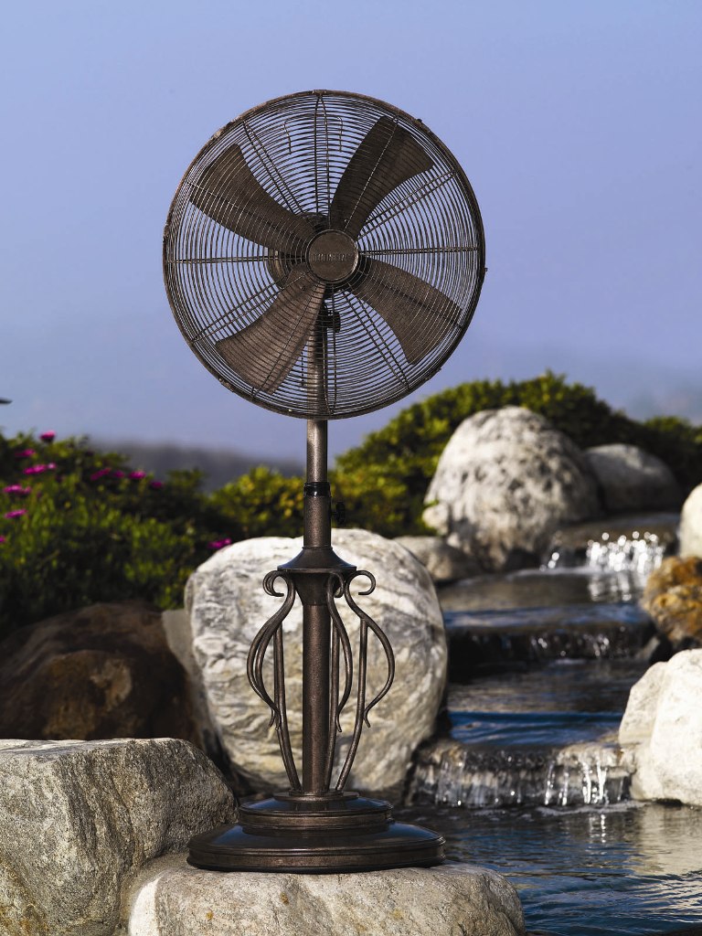DBF0621 Capri Outdoor Patio Fan Floor Standing Outdoor Fan by Deco Breeze